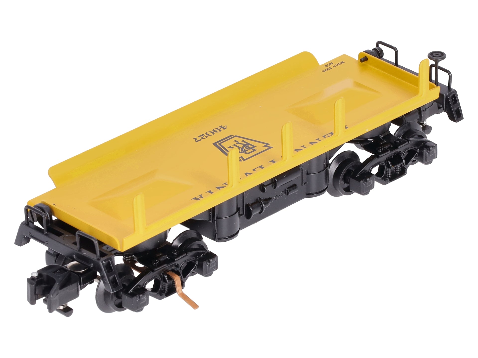 American Flyer 6-49027 S Gauge Operating Pennsylvania Log Dump Car NIB