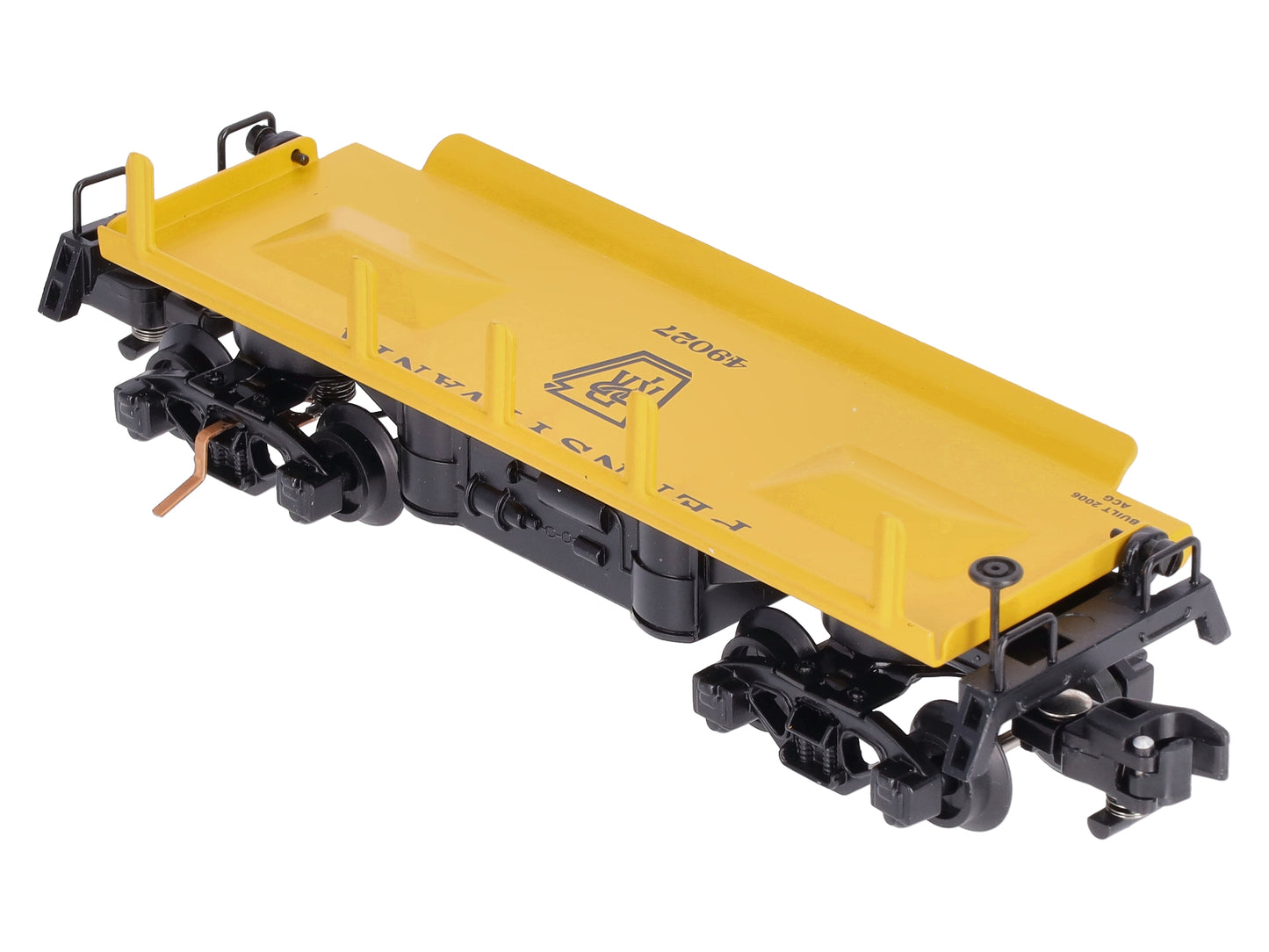 American Flyer 6-49027 S Gauge Operating Pennsylvania Log Dump Car NIB