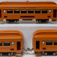 MTH 10-8042 O Orange 710 Series Passenger Car Set (Set of 3) LN/Box