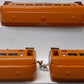 MTH 10-8042 O Orange 710 Series Passenger Car Set (Set of 3) LN/Box