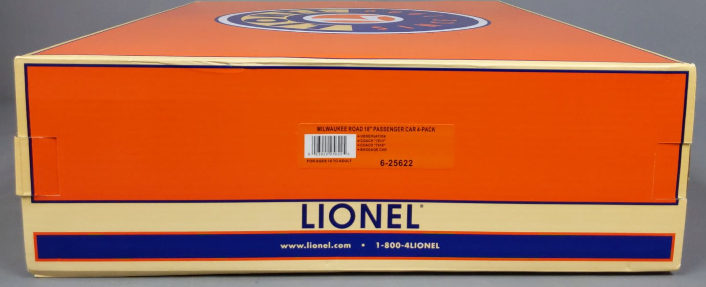Lionel 6-25622 Milwaukee Road 18" Passenger Car Set