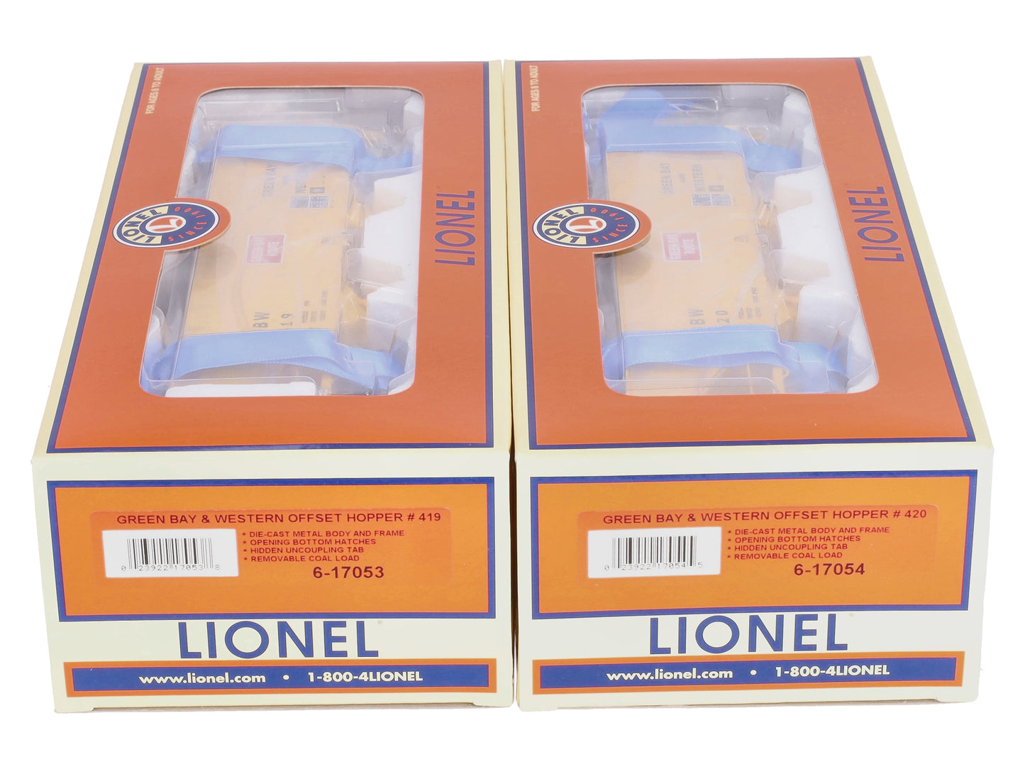Lionel 6-11856 Green Bay & Western Hopper (Set of 2)