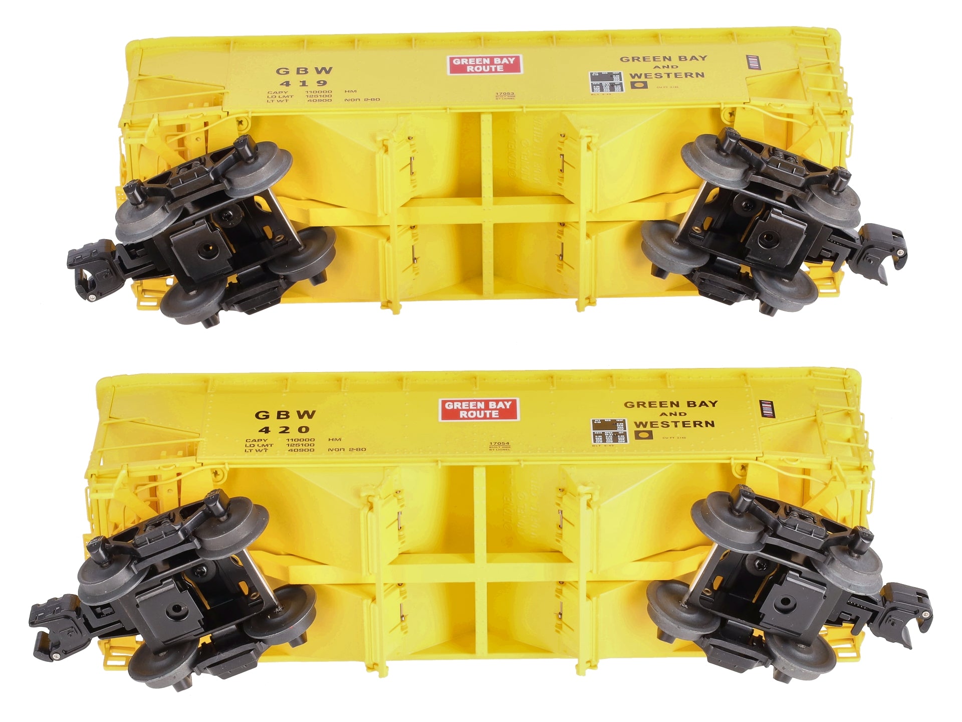 Lionel 6-11856 Green Bay & Western Hopper (Set of 2)