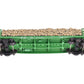 Atlas 6271-2 O Gauge Burlington Northern Pulpwood Flatcar #611301 (3-Rail) LN/Box