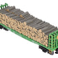 Atlas 6271-2 O Gauge Burlington Northern Pulpwood Flatcar #611301 (3-Rail) LN/Box