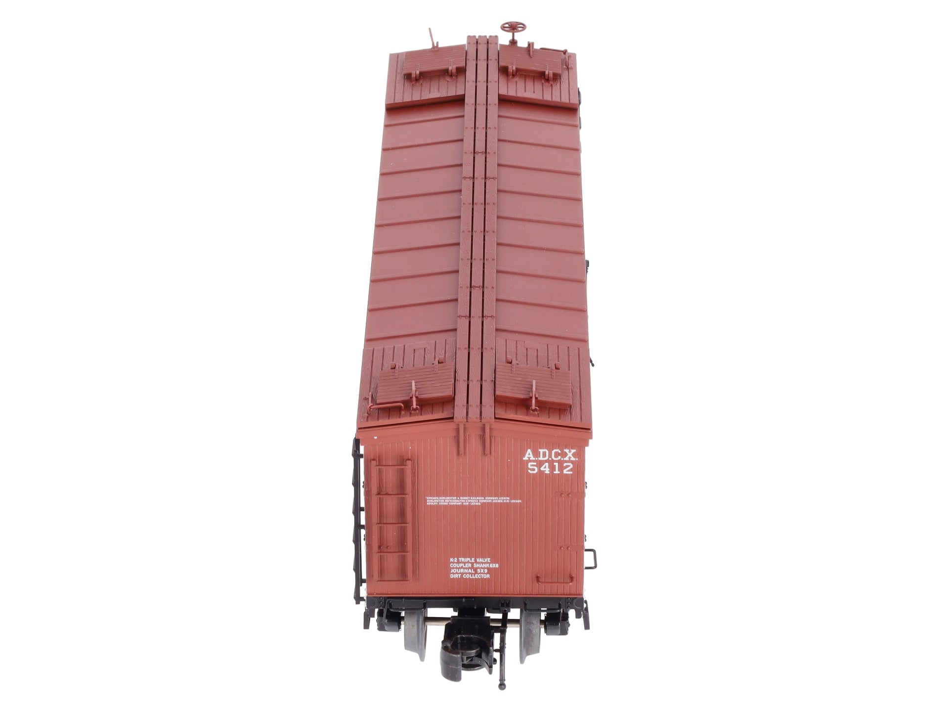 Atlas 8141-3 O Coors Beer 40' Wood Reefer Car #5412 (3 Rail) LN/Box