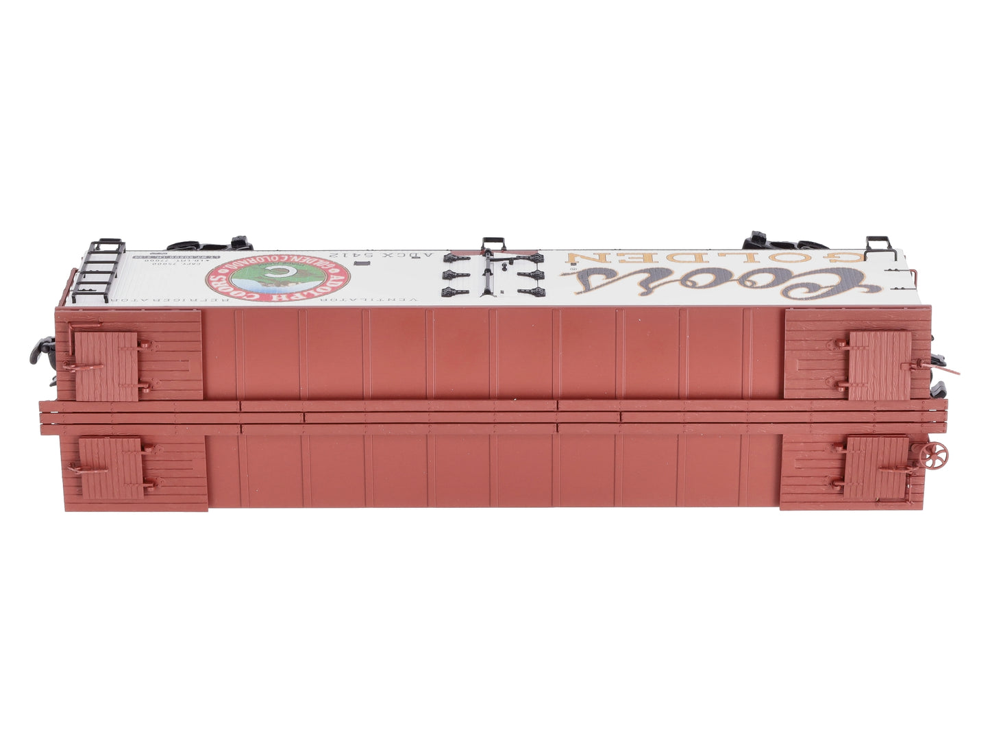 Atlas 8141-3 O Coors Beer 40' Wood Reefer Car #5412 (3 Rail) LN/Box