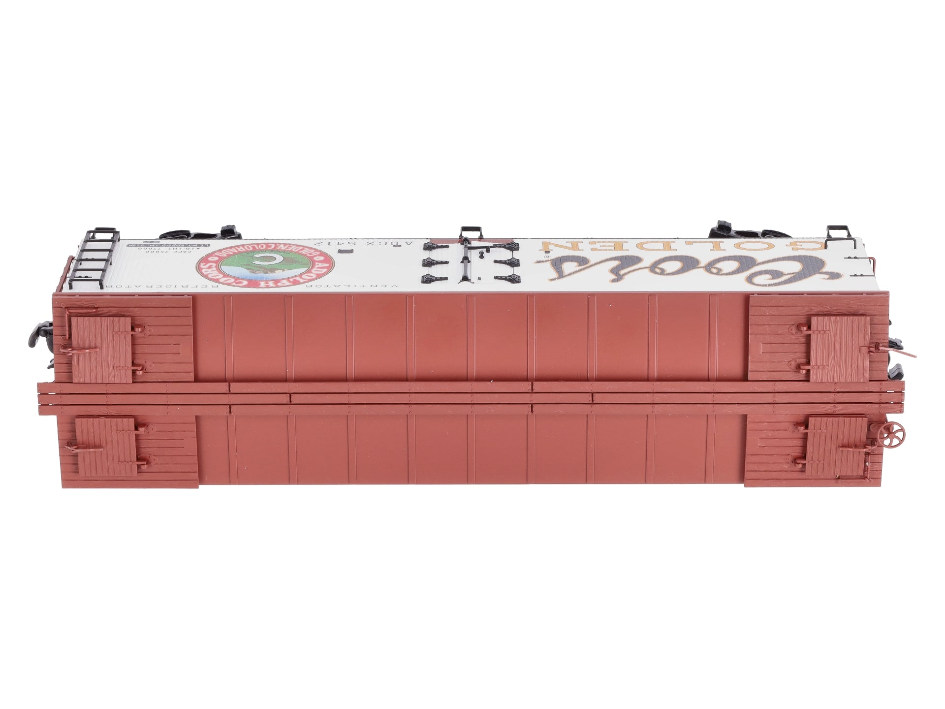 Atlas 8141-3 O Coors Beer 40' Wood Reefer Car #5412 (3 Rail) LN/Box