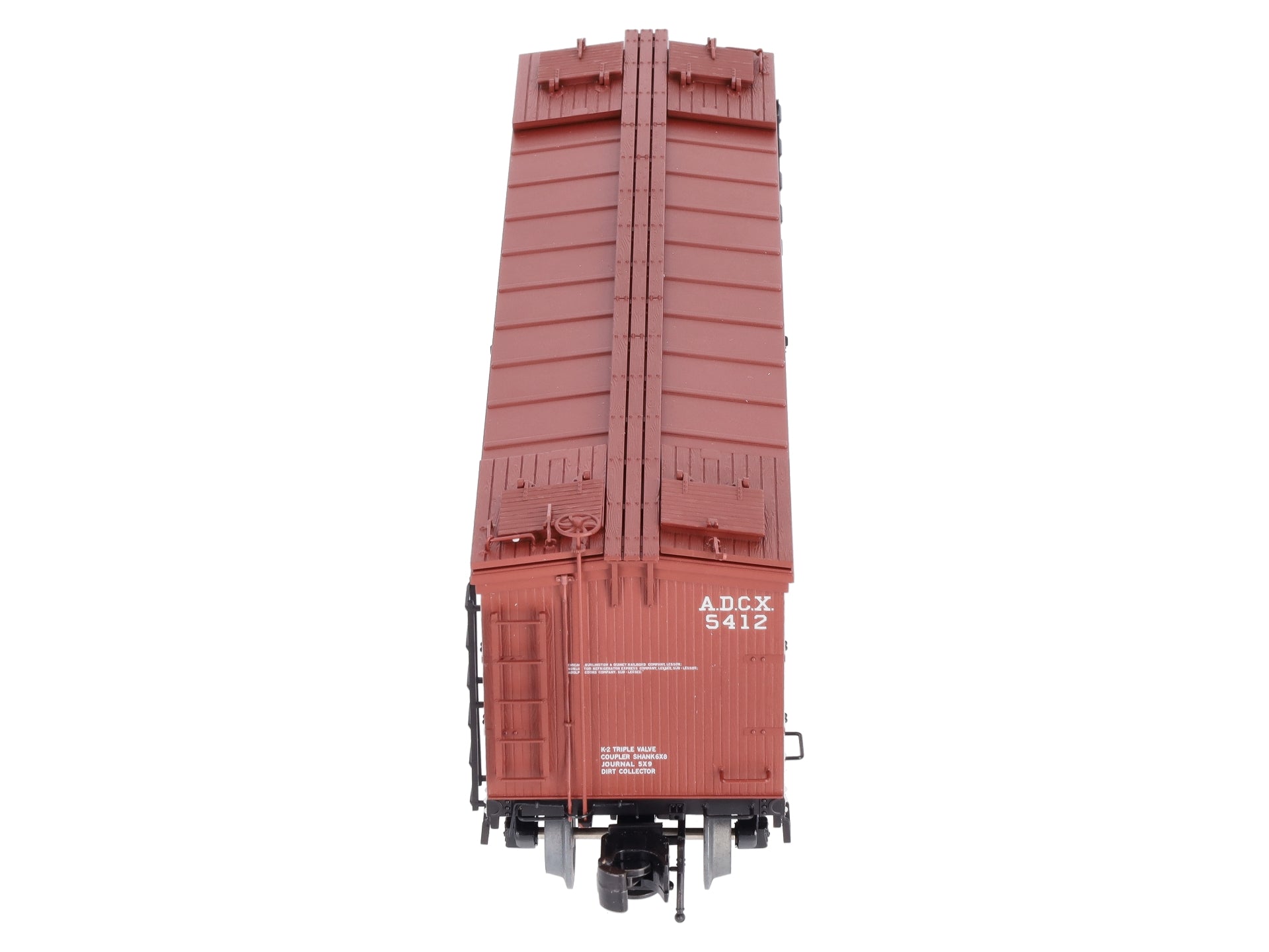 Atlas 8141-3 O Coors Beer 40' Wood Reefer Car #5412 (3 Rail) LN/Box