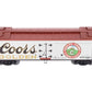 Atlas 8141-3 O Coors Beer 40' Wood Reefer Car #5412 (3 Rail) LN/Box