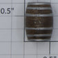 Acme 0715-1437 O Gauge Painted Plastic Whiskey Barrel