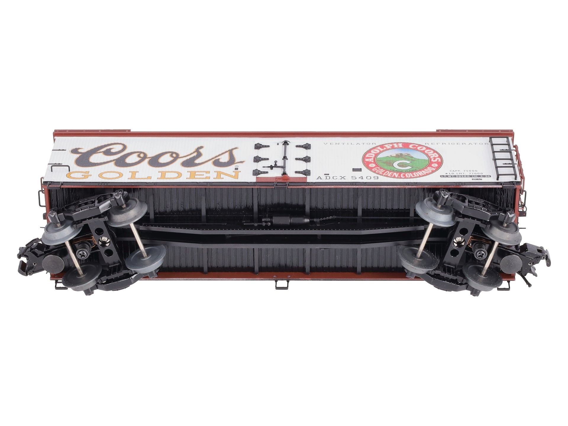 Atlas 8141-2 O Coors Beer Reefer Car #5409 (3 Rail) LN/Box