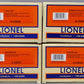 Lionel 6-25646 O Santa Fe "The Scout" Heavyweight Passenger Cars (Set of 4) LN/Box
