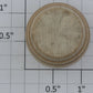 Acme 1000X-952 Large Unstained Wooden Pickle Barrel 1 5/8" x 1 1/8"