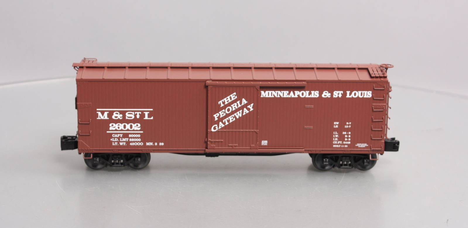 Lionel 6-27460 O M&STL Double-Sheathed Boxcar