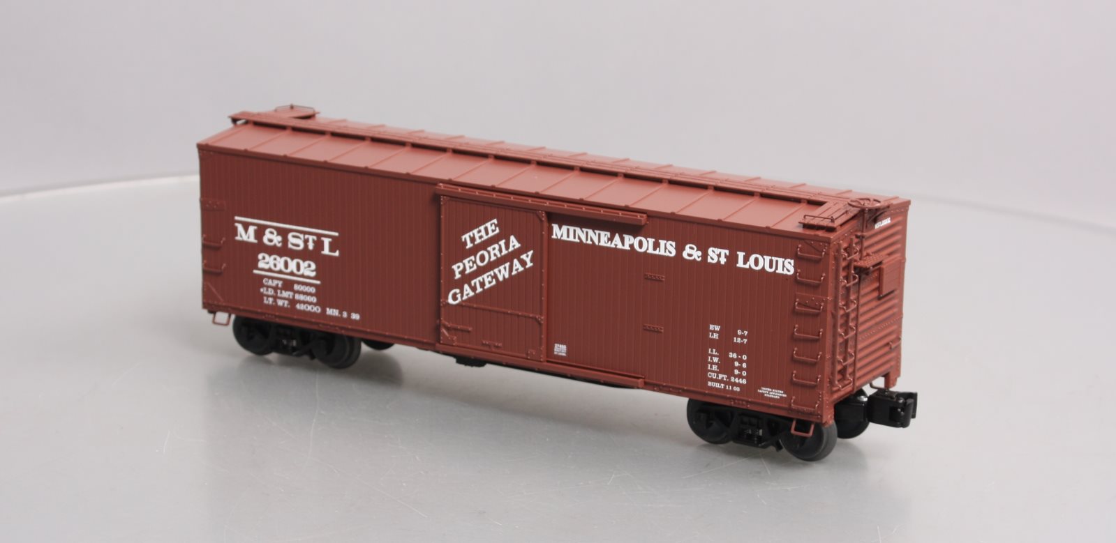 Lionel 6-27460 O M&STL Double-Sheathed Boxcar