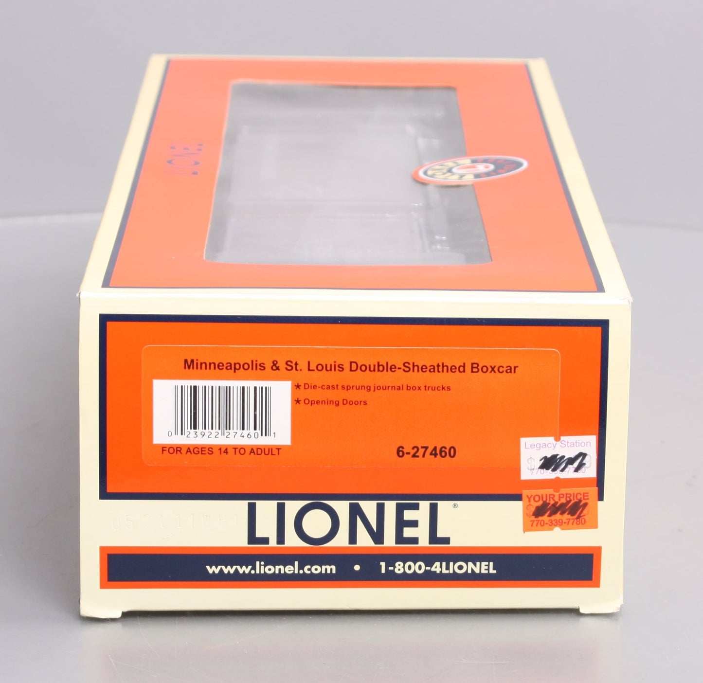 Lionel 6-27460 O M&STL Double-Sheathed Boxcar