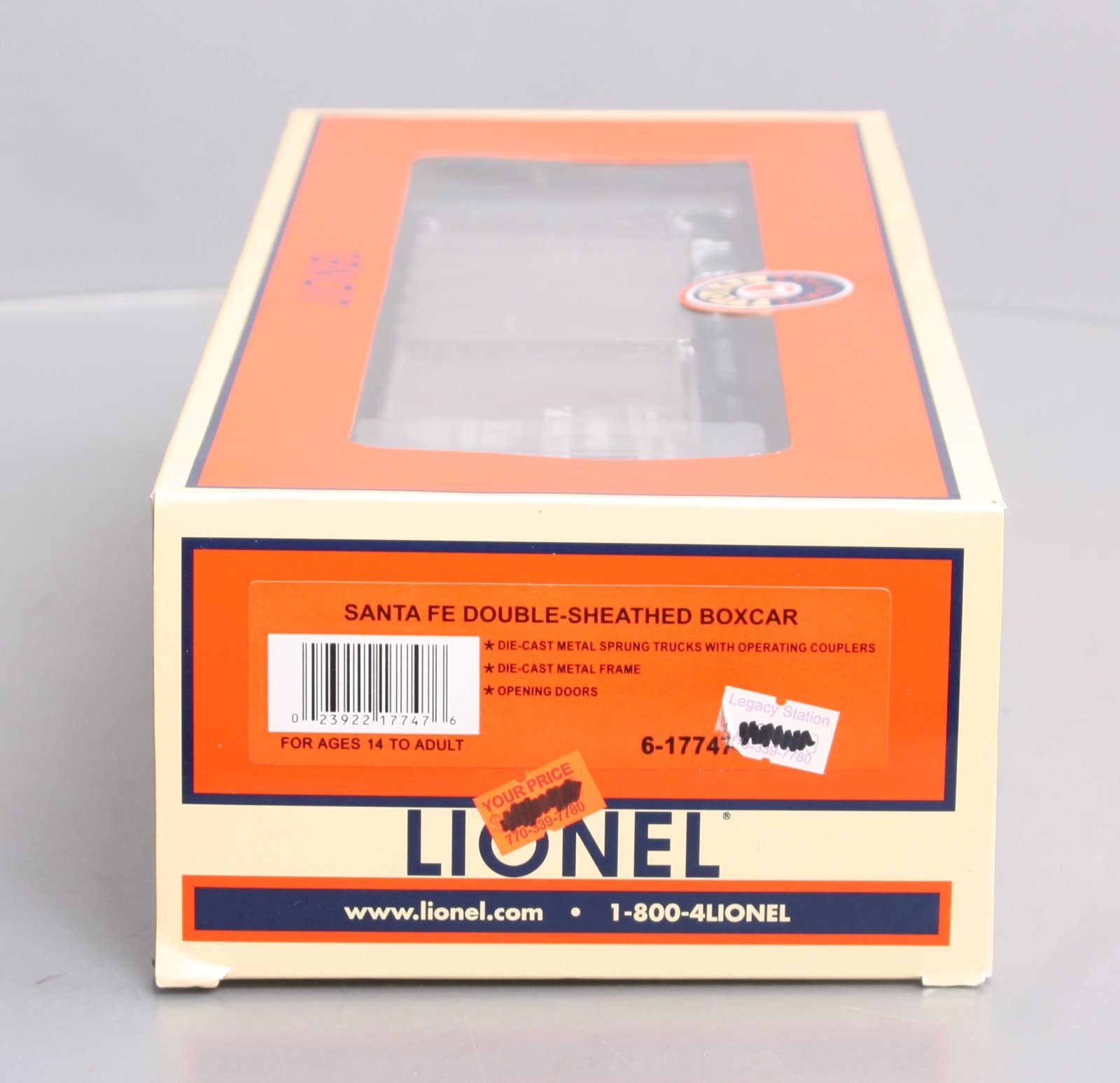 Lionel 6-17747 O Santa Fe Double-Sheathed Boxcar #39009