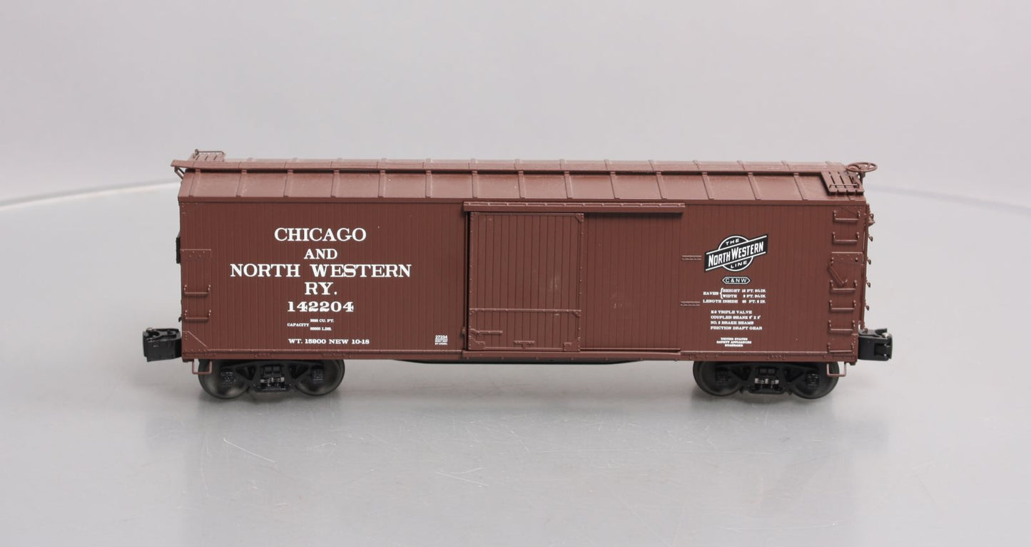Lionel 6-27234 O Gauge Chicago & North Western Double-Sheathed Boxcar #142204