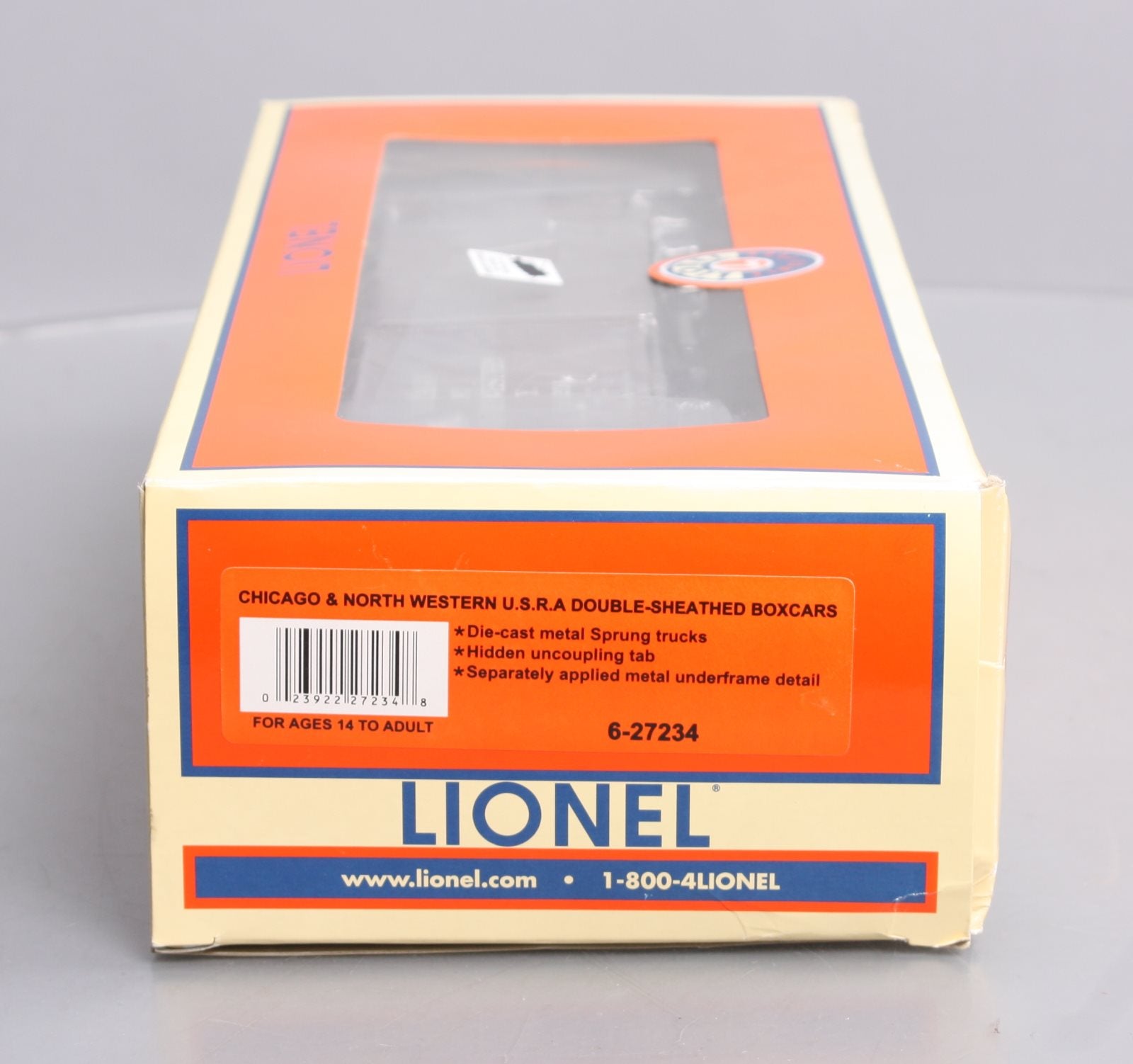 Lionel 6-27234 O Gauge Chicago & North Western Double-Sheathed Boxcar #142204 EX/Box