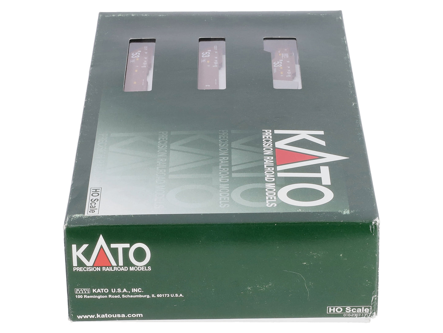 Kato 30-9036 HO Maxi-IV 53'Stack Car 3pk AOK #55358