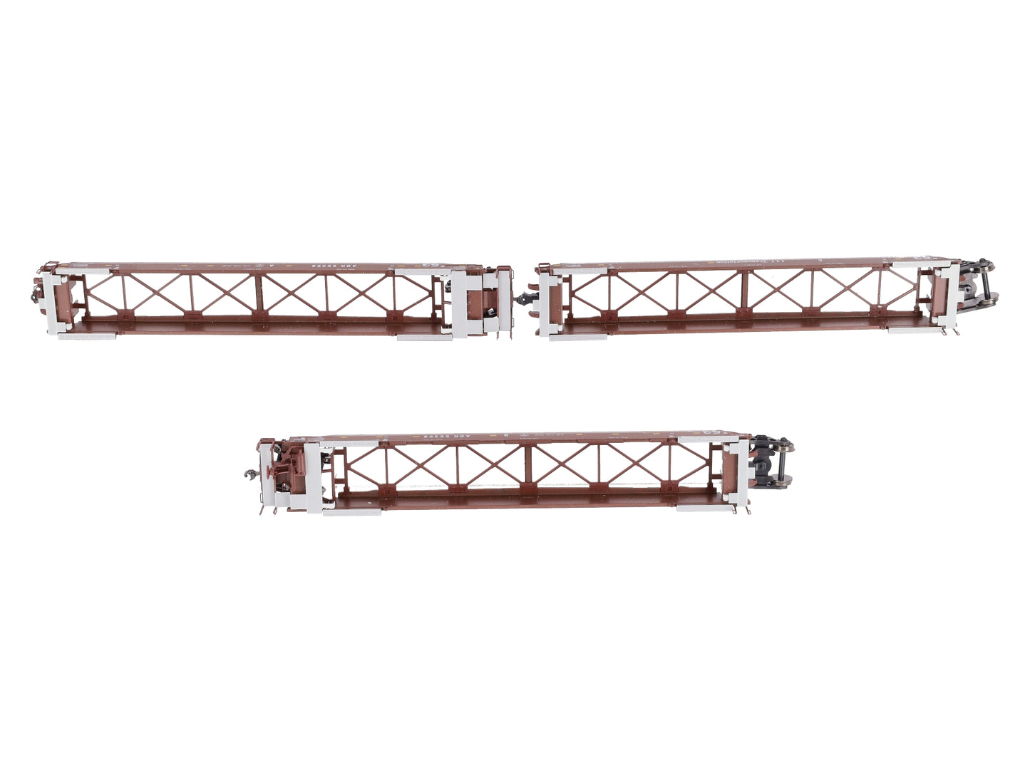 Kato 30-9036 HO Maxi-IV 53'Stack Car 3pk AOK #55358