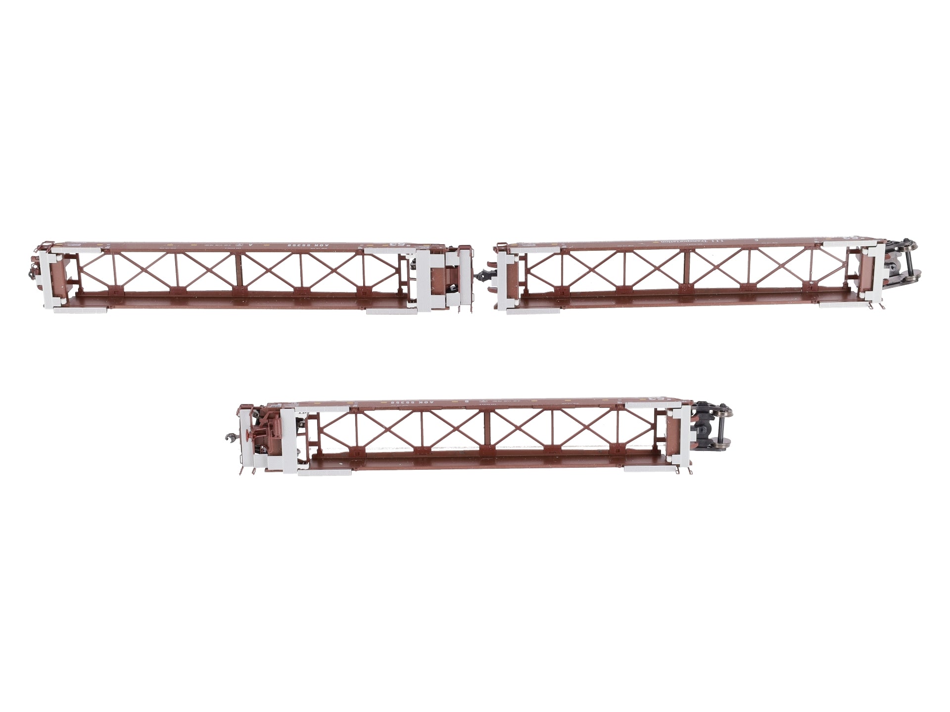 Kato 30-9036 HO Maxi-IV 53'Stack Car 3pk AOK #55358
