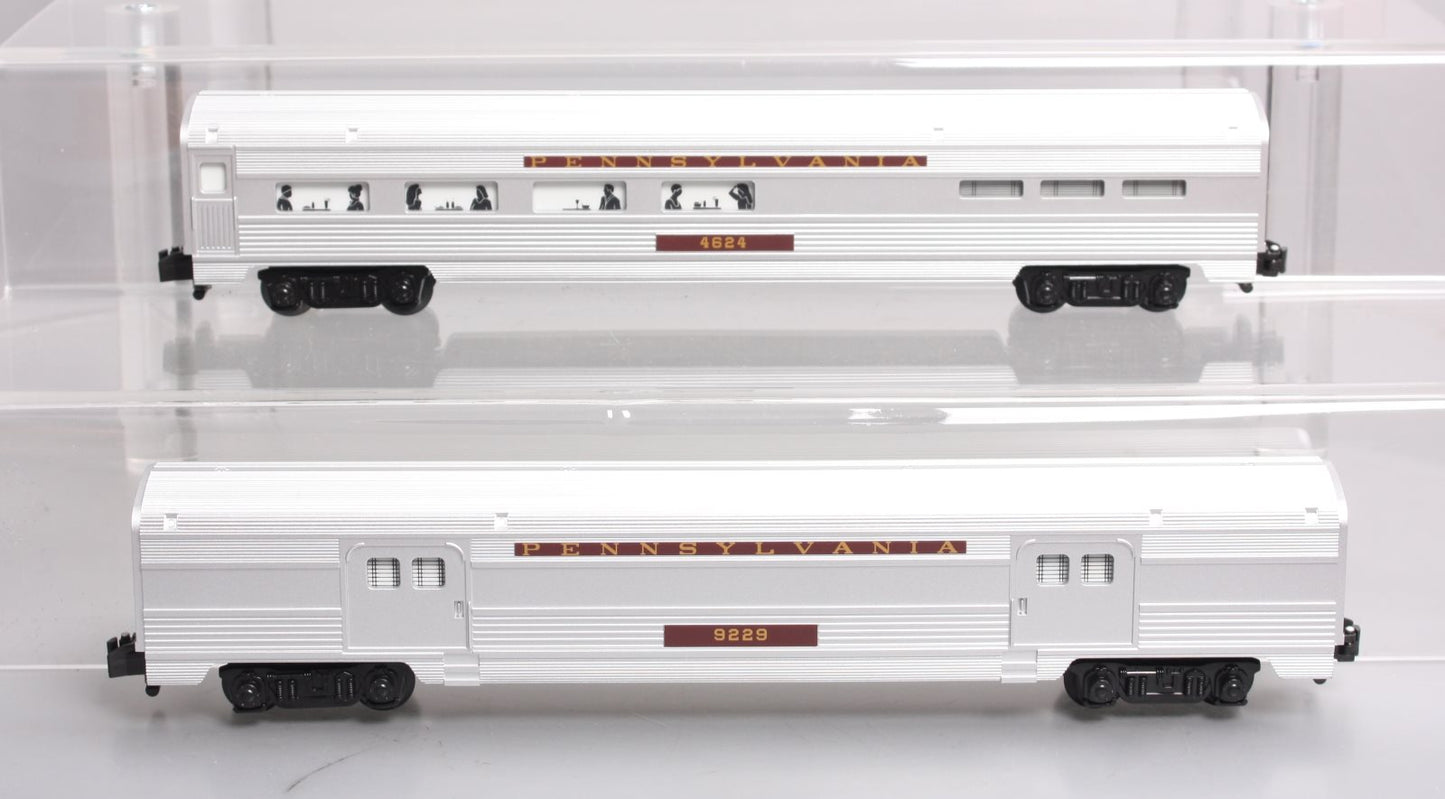 American Flyer 6-48975 S Scale Pennsylvania Railroad Passenger Set (Set of 2) NIB