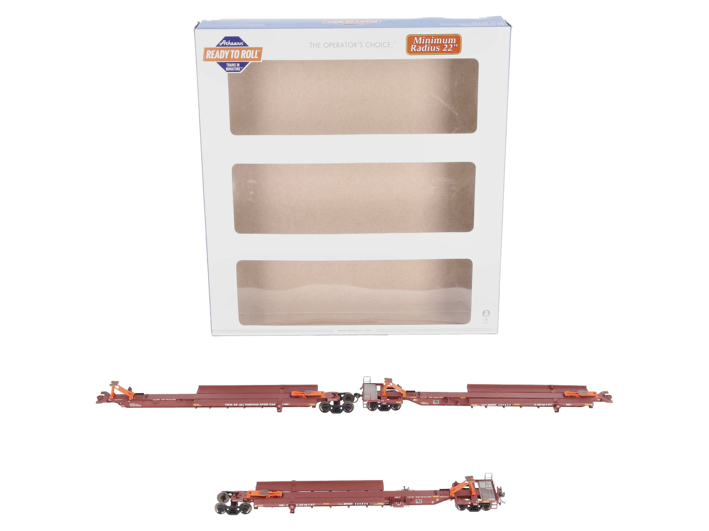 Athearn 28927 HO BNSF RTR 57' Trinity Spine Car #300535