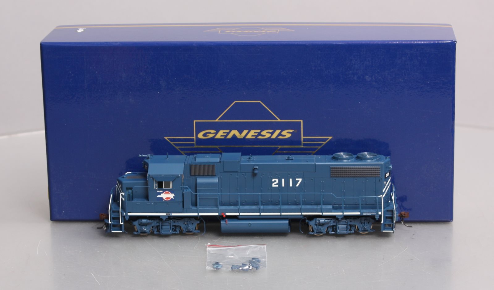 Athearn G40605 HO Missouri Pacific GP38 Diesel Locomotive w/DCC & Sound #2117 LN/Box
