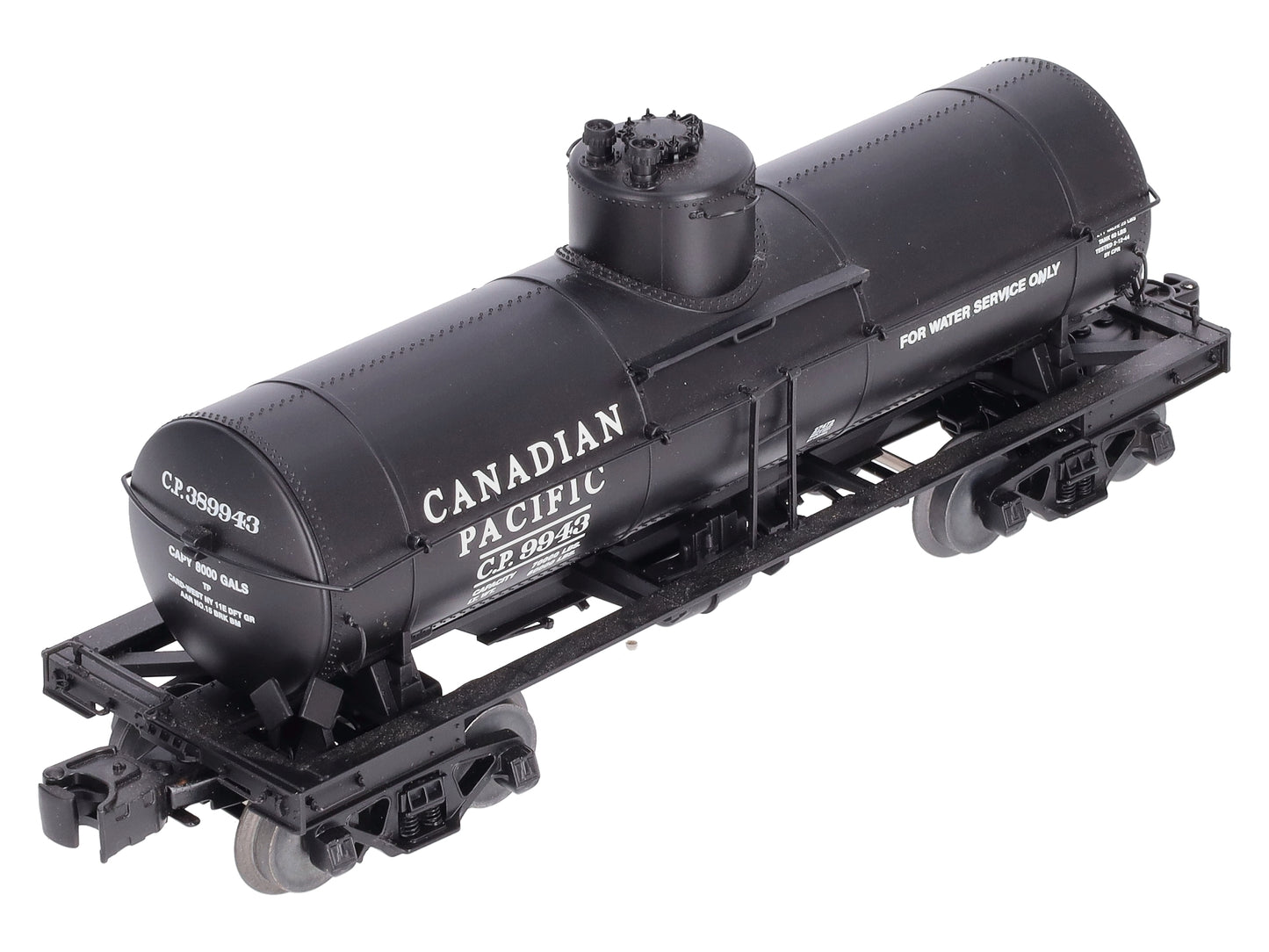 Lionel 6-27472 O Canadian Pacific 8000-Gallon Tank Car #9943