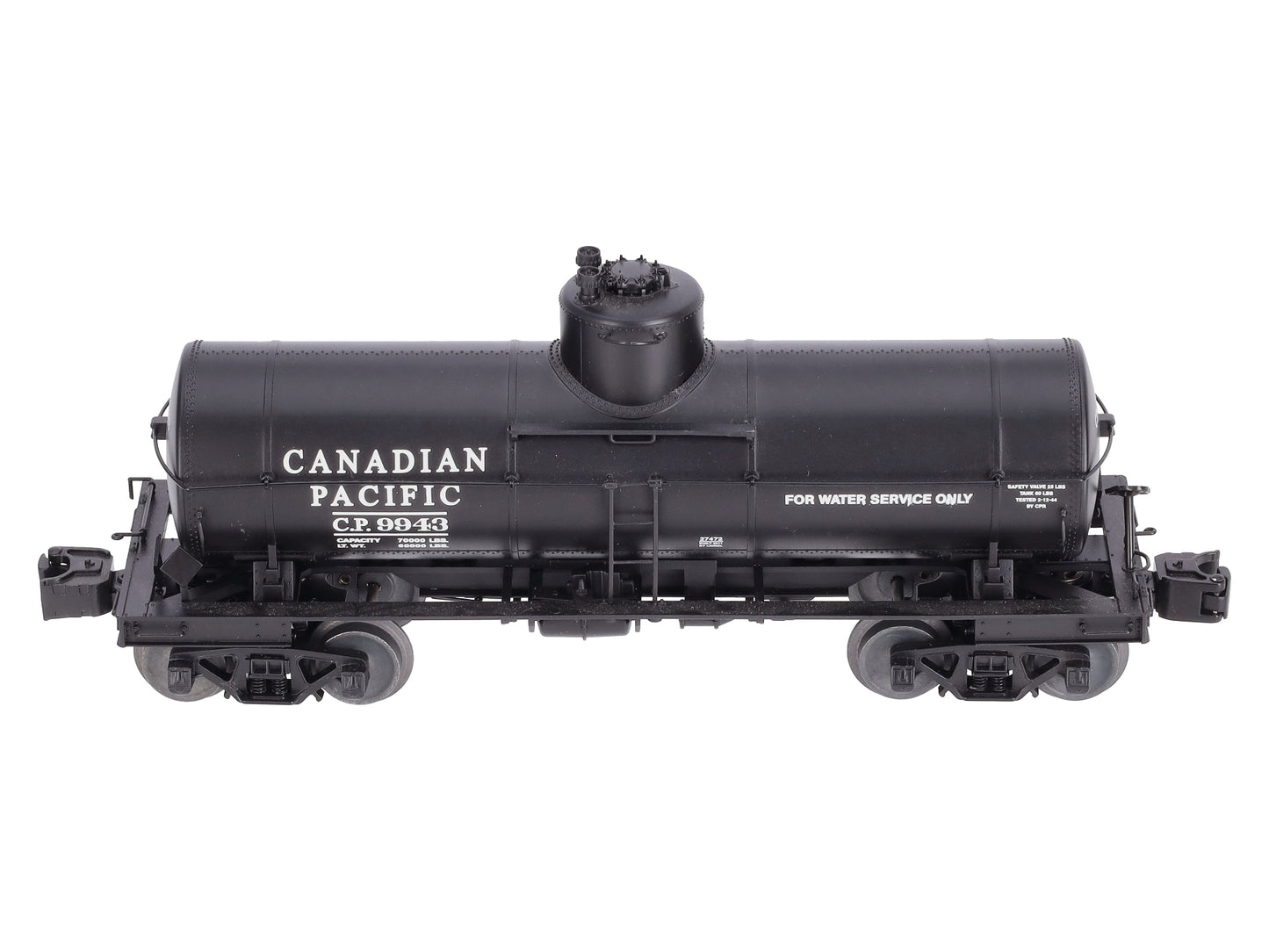 Lionel 6-27472 O Canadian Pacific 8000-Gallon Tank Car #9943