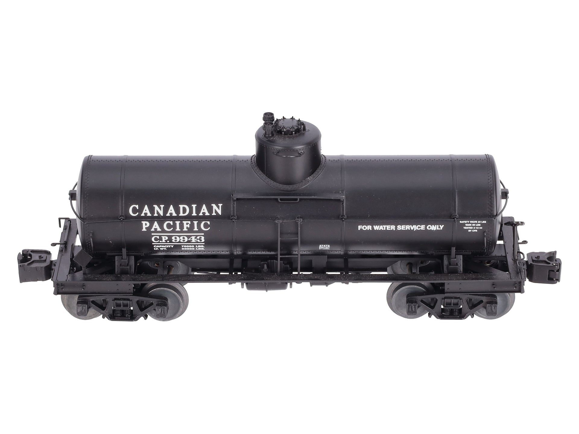 Lionel 6-27472 O Canadian Pacific 8000-Gallon Tank Car #9943