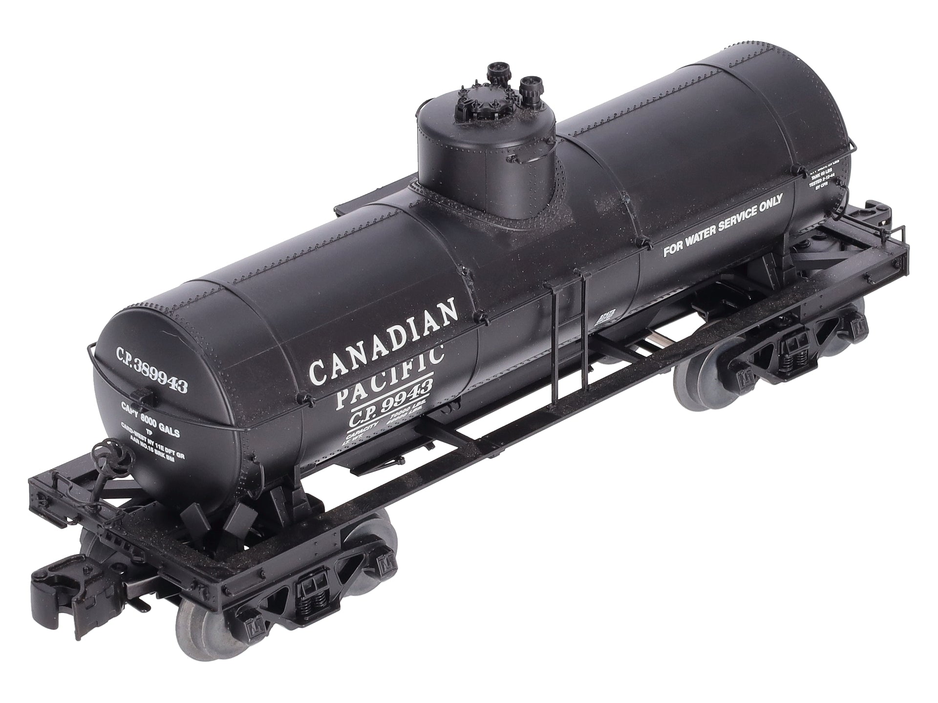 Lionel 6-27472 O Canadian Pacific 8000-Gallon Tank Car #9943
