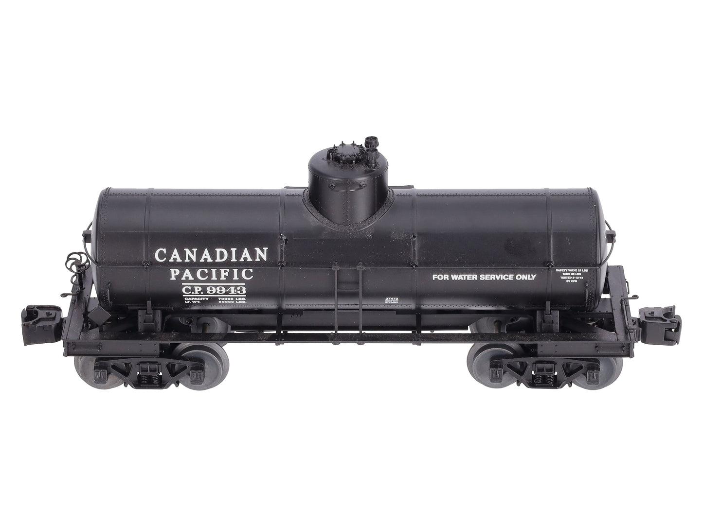 Lionel 6-27472 O Canadian Pacific 8000-Gallon Tank Car #9943
