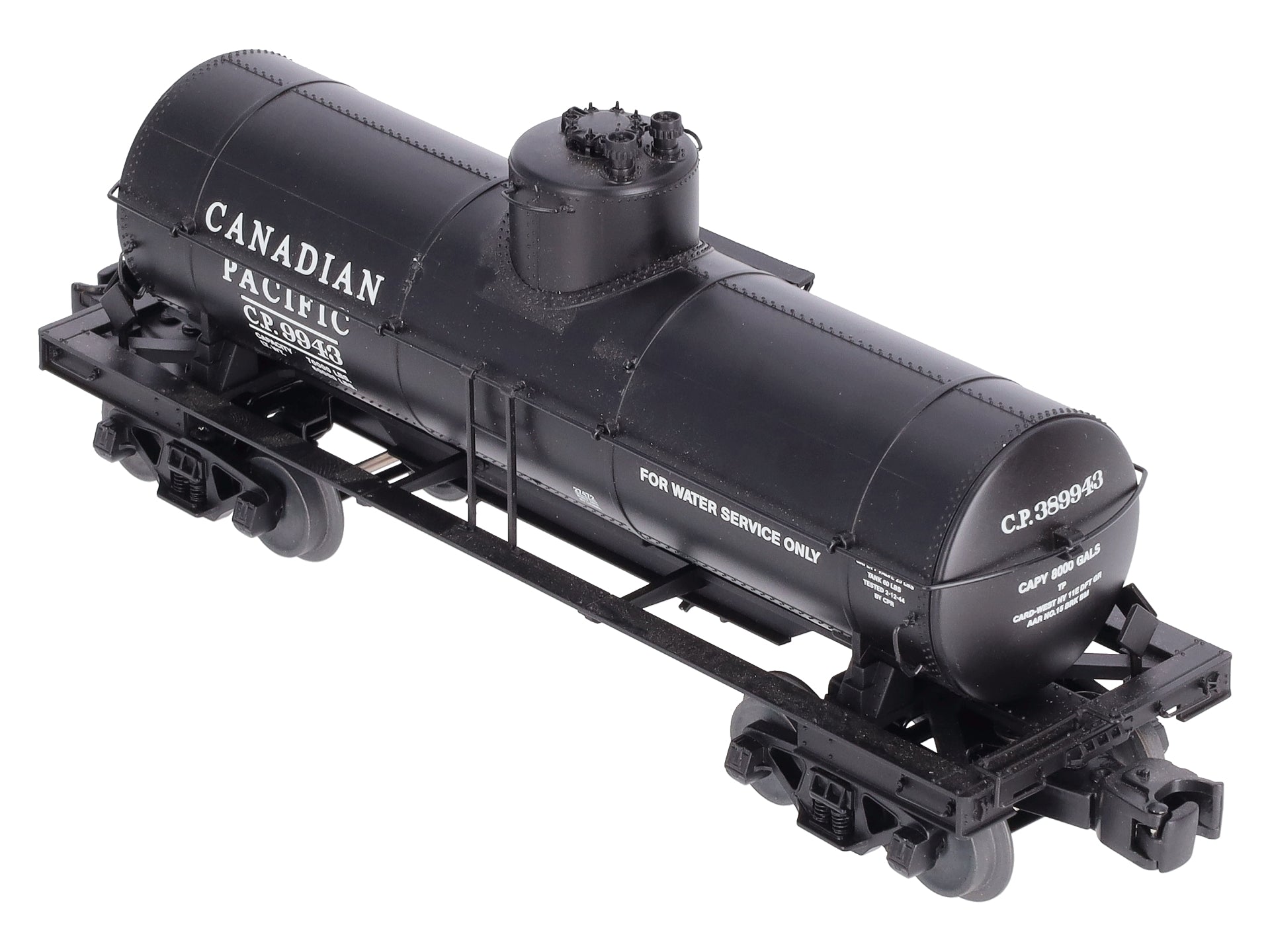 Lionel 6-27472 O Canadian Pacific 8000-Gallon Tank Car #9943 – Trainz