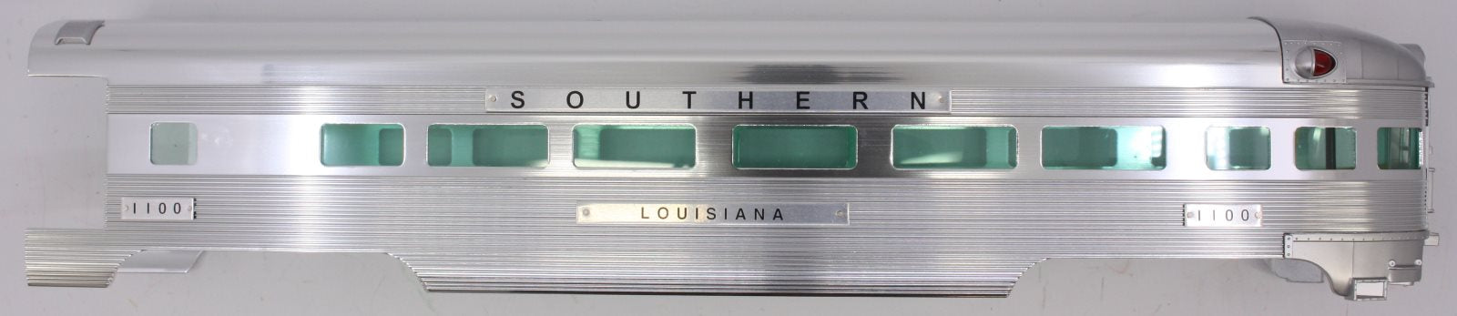 Lionel 15378-7 #1100 Southern Aluminum Observation Car Shell