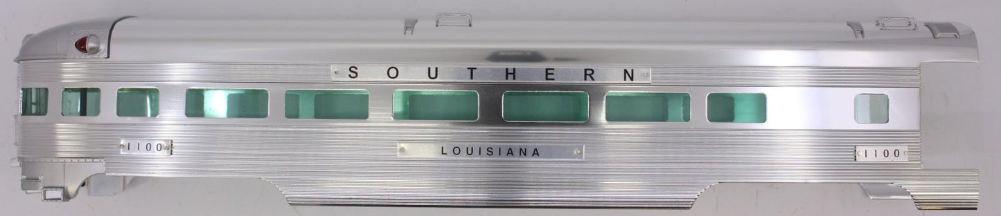 Lionel 15378-7 #1100 Southern Aluminum Observation Car Shell