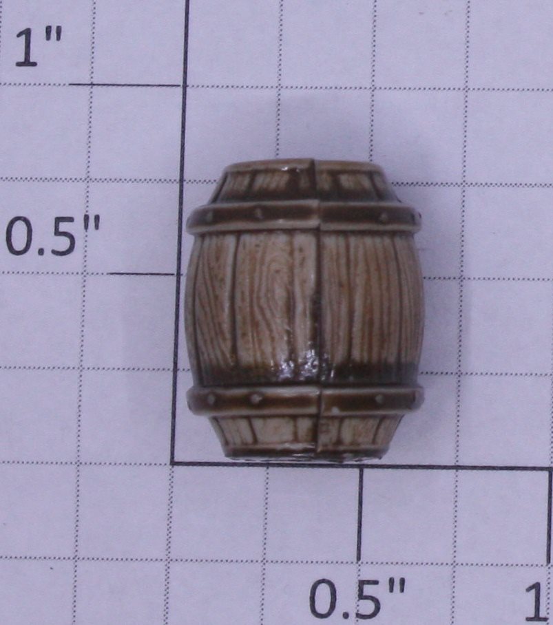 Acme 0715-1206 O Gauge Brown Plastic Pickle Barrel