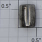 Acme 0715-1600 O Gauge Solid Metal Non-Magnetic Silver Barrel
