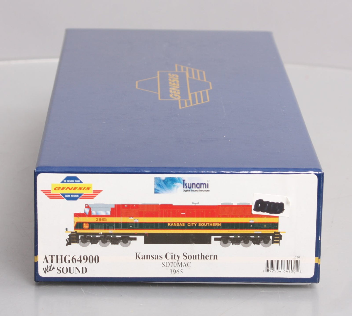 Athearn G64900 HO KCS SD70MAC Phase Vllla Diesel Locomotive w/DCC & Sound #3965