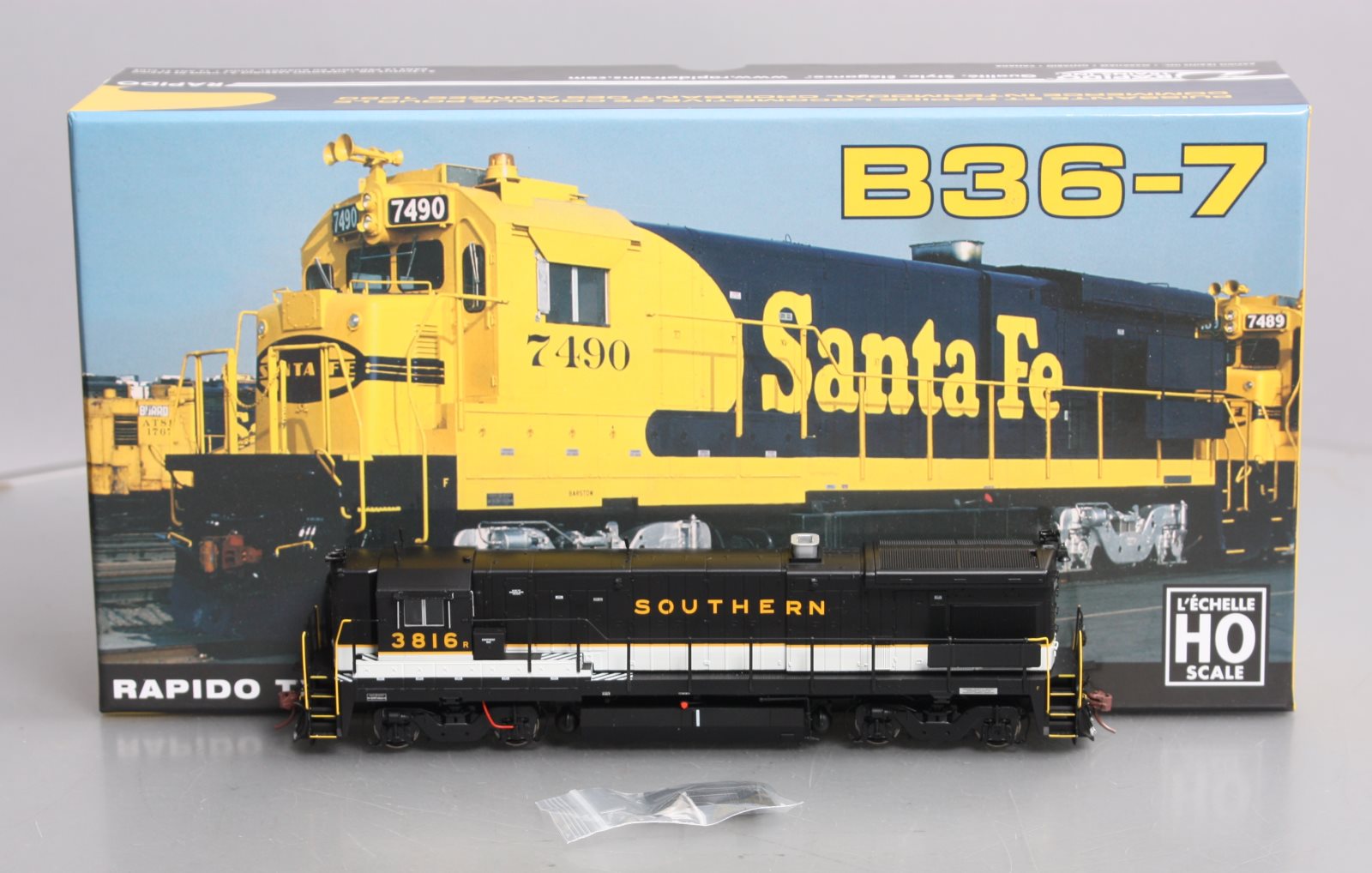 Rapido Trains 18536 HO Southern GE B36-7 Diesel Locomotive DCC/Sound #3816