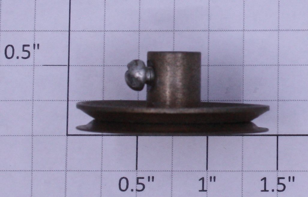 Gilbert 1931-35 Brass Plated Pulley Hub 5/16''-Screw for Hudson Erector Loco