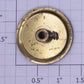 Gilbert 1931-35X Brass Plated Pulley Hub 5/16''-Screw for Hudson Erector Loco