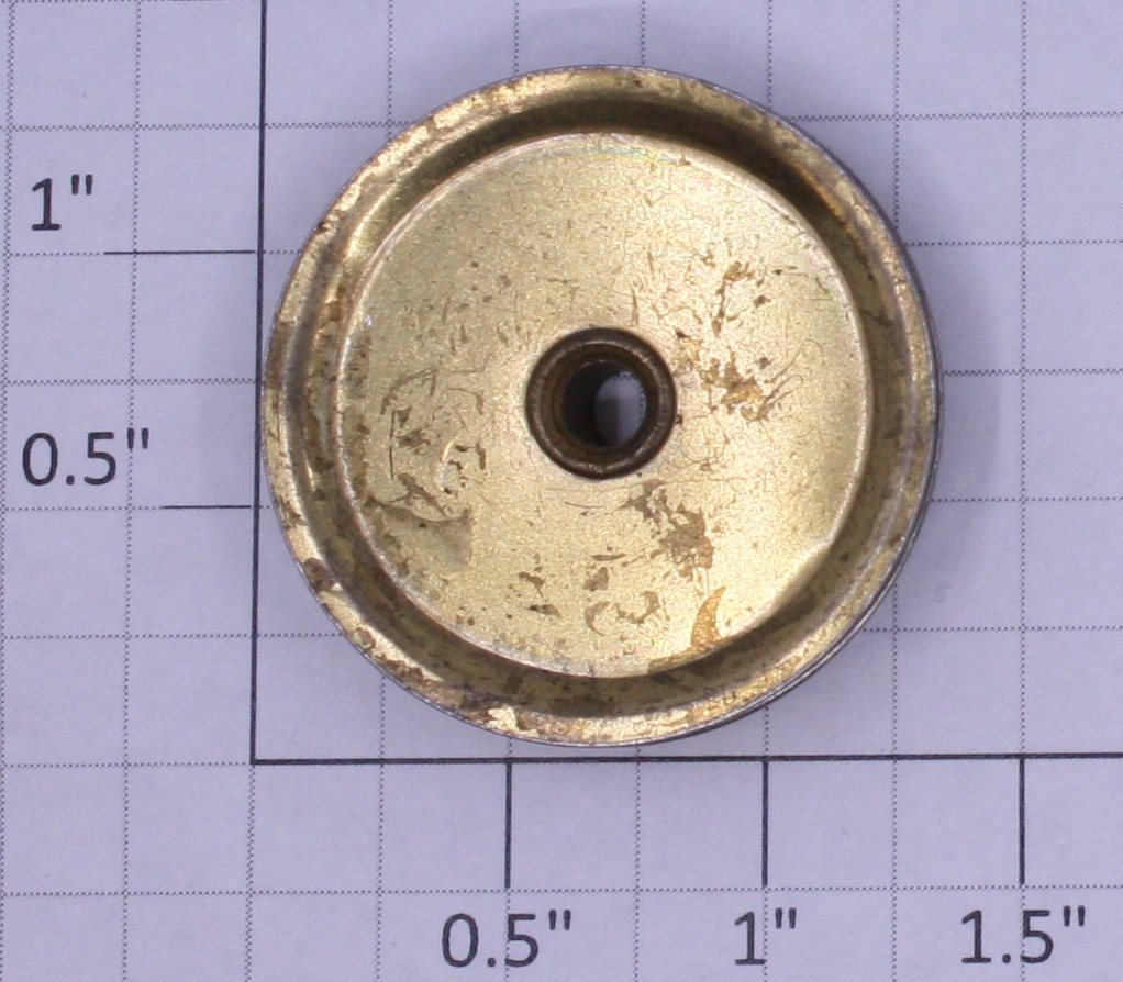 Gilbert 1931-35X Brass Plated Pulley Hub 5/16''-Screw for Hudson Erector Loco