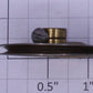 Gilbert 1931-35X Brass Plated Pulley Hub 5/16''-Screw for Hudson Erector Loco