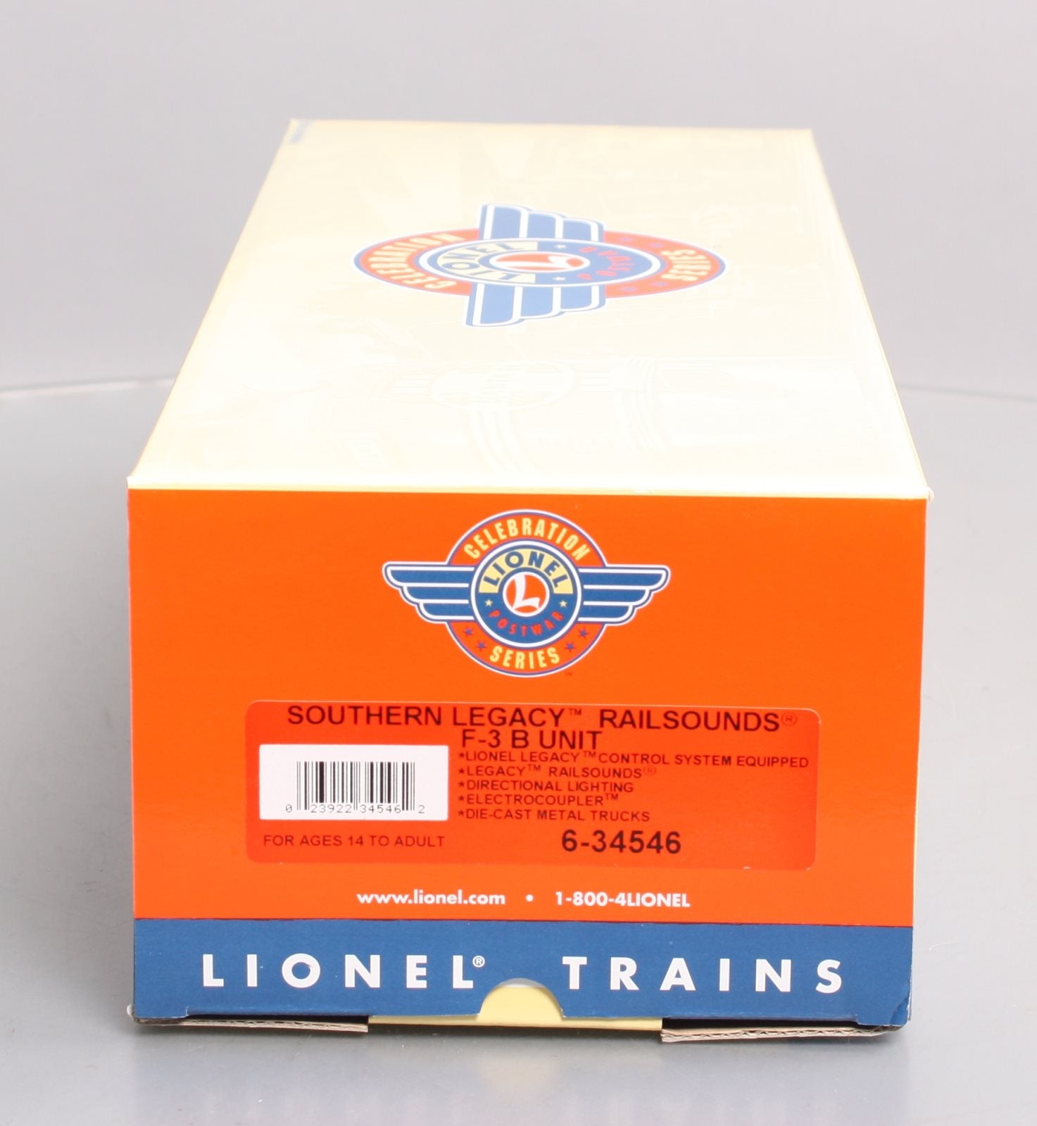 Lionel 6-34546 O Southern F3 Legacy RailSounds Diesel B-Unit #2356 LN/Box