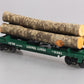 Lionel 6-39432 O PWC Flatcar w/ Logs LN/Box