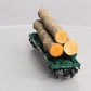 Lionel 6-39432 O PWC Flatcar w/ Logs LN/Box