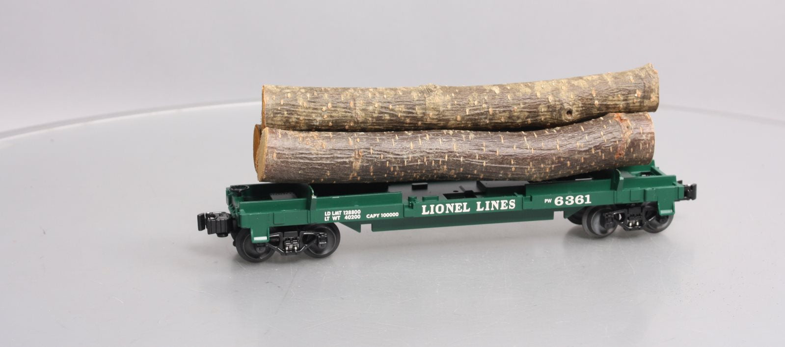 Lionel 6-39432 O PWC Flatcar w/ Logs LN/Box